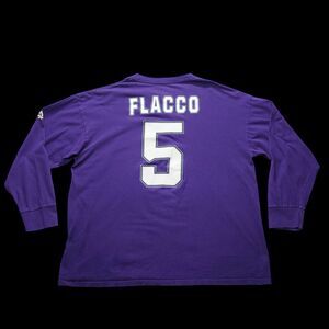 Vintage NFL Baltimore Ravens Joe Flacco Long-sleeve T-Shirt Men’s Size 2XL